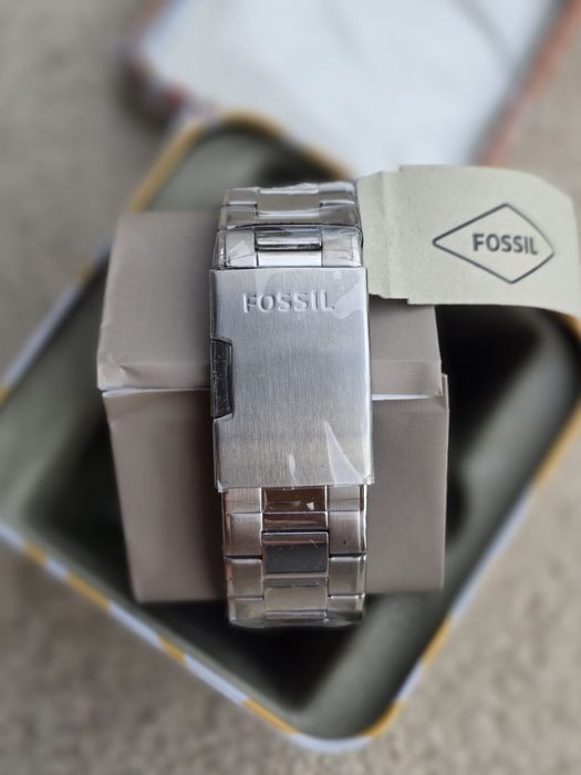 Ceas sigilat Fossil Grant Chronograph diametru 44mm, otel inoxidabil