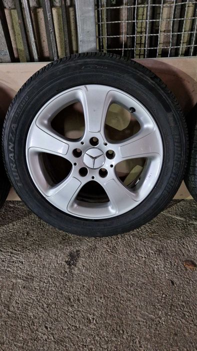 MERCEDES джанти със летни гуми 195/55/16 6J ET46 5×112 ЦО 66,6