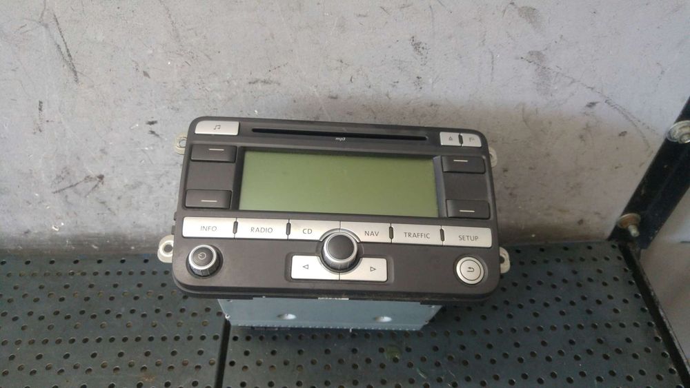 Radio cd player mp3 vw golf 5 plus 5m1 521 1k0035191d 7612002044