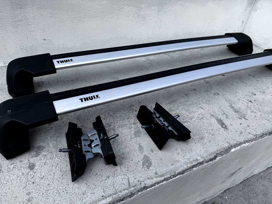 Vand bare transversale THULE WING BAR EVO + kit prindere şine flush
