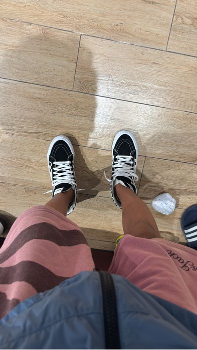Кеды Vans sk8-hi checkboard