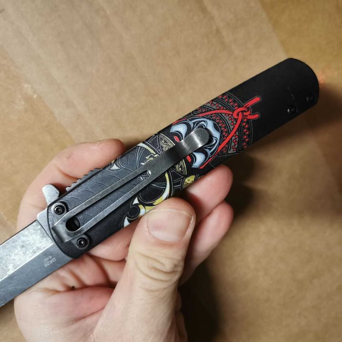 Сгъваем нож Ganzo Black Samurai Оригинален от Ganzo Firebird