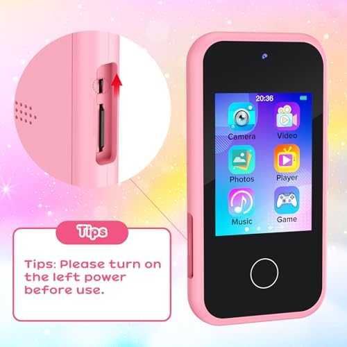 Нова играчка Смарт телефон за деца 3-8 г. с игри, MP3 и двойна камера