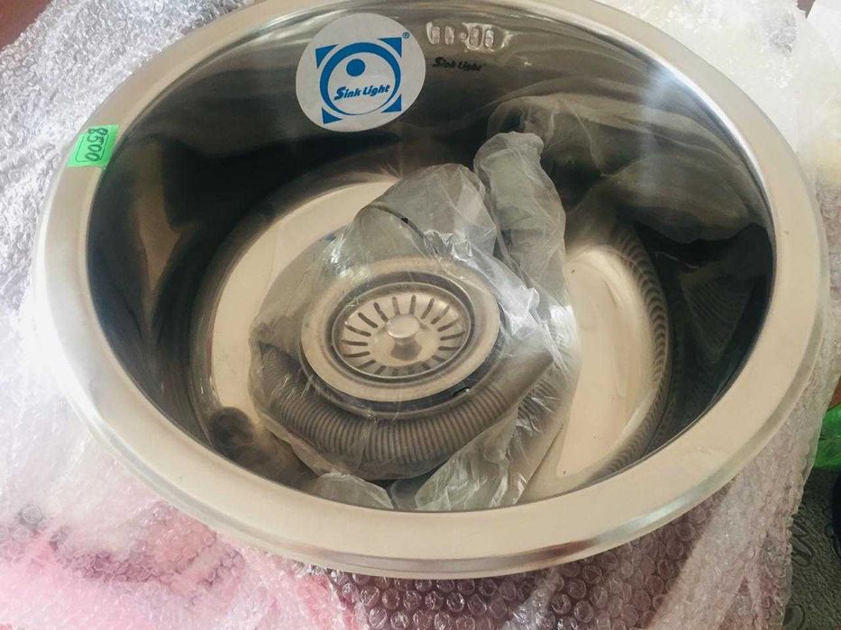 раковина с гофрами