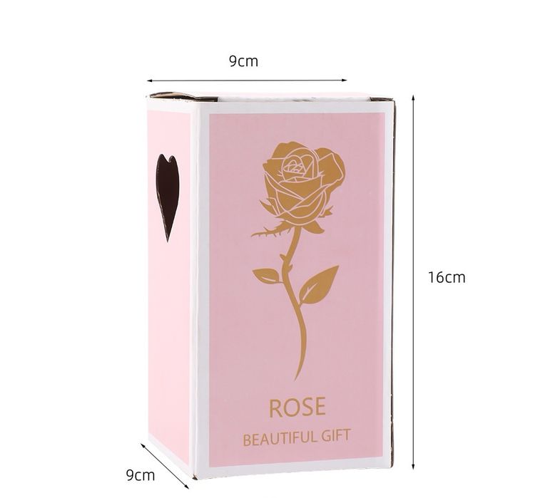 Светильник роза в колбе