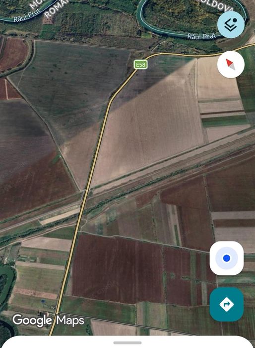 Teren extravilan Sculeni - 2 hectare la Drumul European