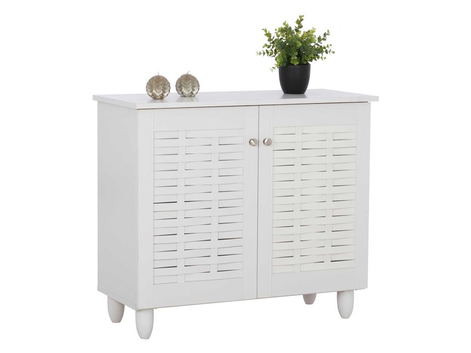 Шкаф за обувки Кабира II HM2208.05 бял цвят, Промо цена !