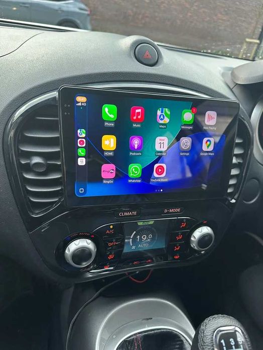 Navigatie Nissan Juke YF15 2009-2019 - Carplay si Android Auto Wireless, WIFI, Bluetooth, USB, Display QLED, GPS