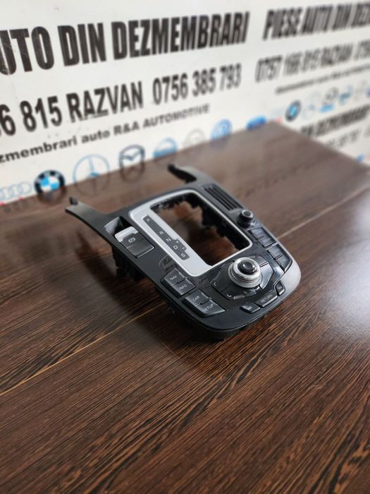 Consola Centrala MMI Volan Stanga Audi A5 8T A4 B8 Completa Cod 8T0919609F Dezmembrez Audi A5 8T 2.7 Tdi Euro 5 Motor CGKA Cutie Automata MMW Bixenon