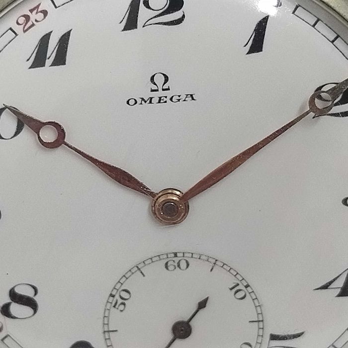 Ω OMEGA джобен часовник, стомана, идеален, много рядък