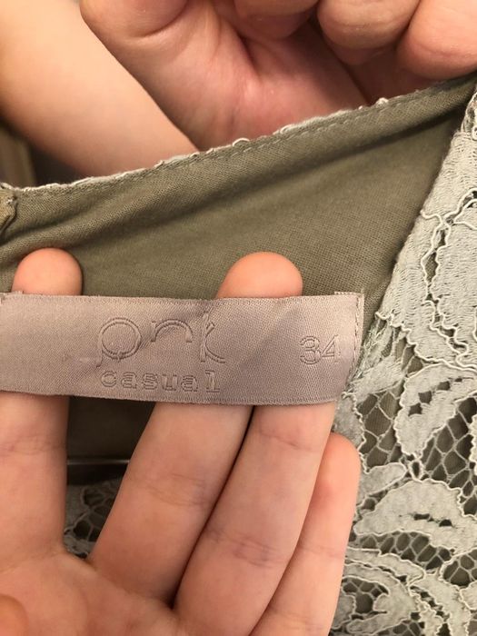 Vand rochie midi din dantela PNK Casual albastra marimea 34