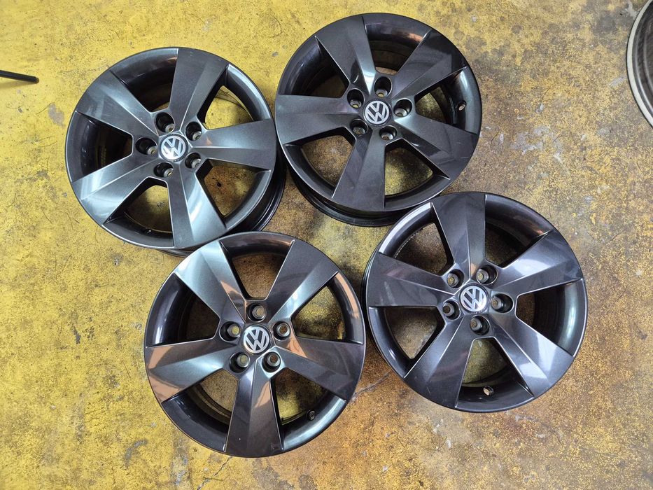 Jante Aliaj 5x100 15'' - OEM Skoda Fabia Skoda Rapid Skoda Scala / VW POLO / Seat Ibiza / AUDI A1 CA UNELE NOI 2024