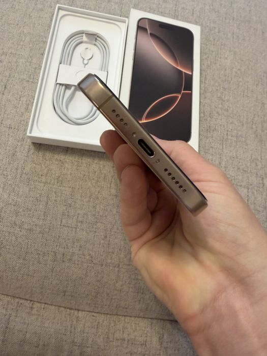 iphone 16 pro max 256gb desert titanium, impecabil, garantie!