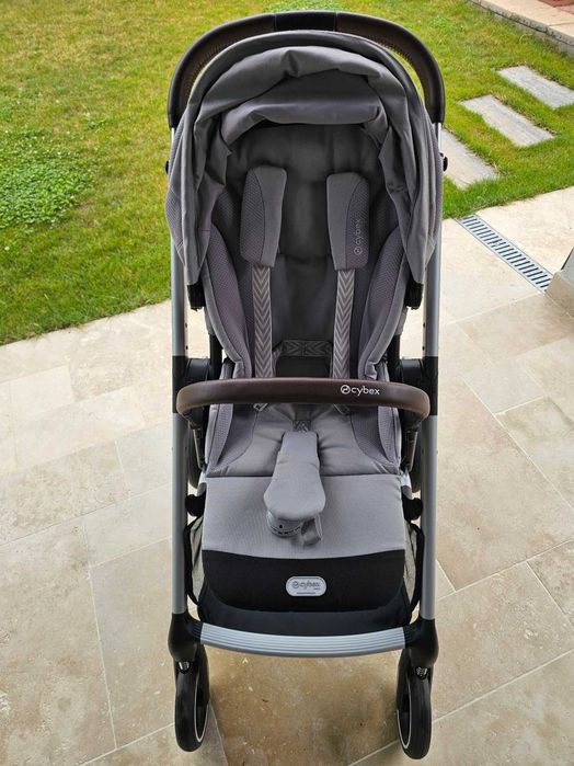 Carucior 3 in 1 Cybex Balios S Lux Stone Grey + Baza isofix One Cybex