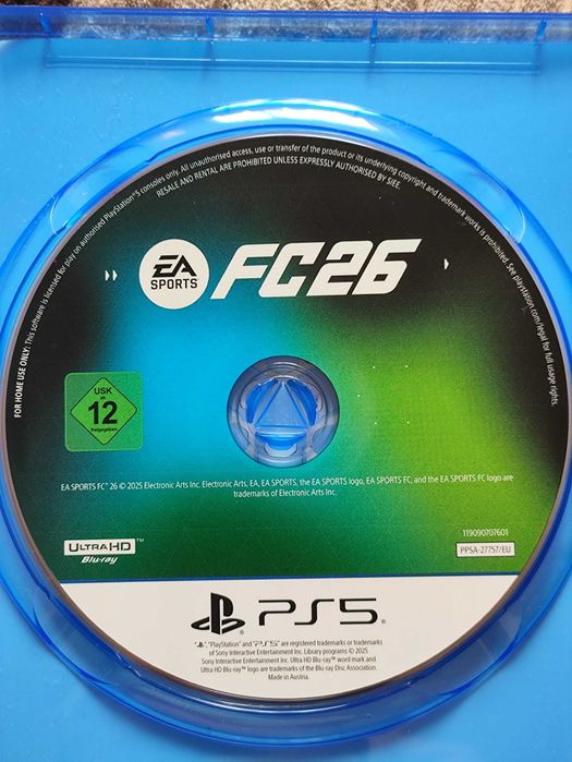 Игра FC26 на PC5, б/у