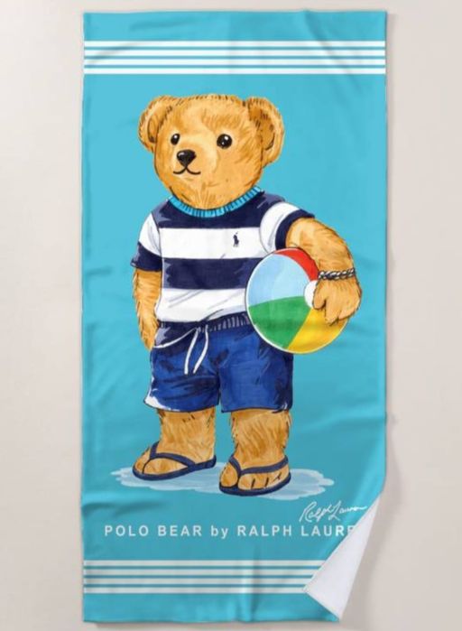 Страхотна плажна хавлия POLO RALPH LAUREN размер 180см на 90см
