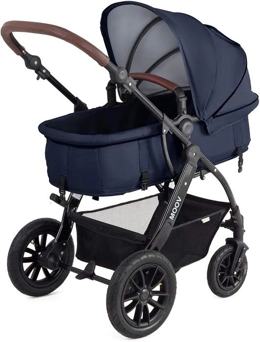 Детска количка Kinderkraft 3 in 1 Moov, Синя