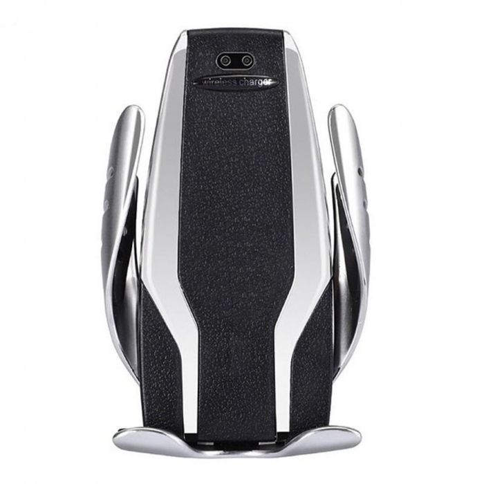 Поставка за телефон с вградено безжично зарядно за кола