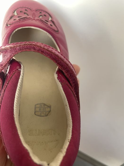 Clarks туфли лакированные