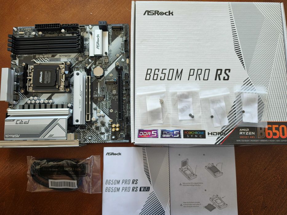 Гаранция! AMD Ryzen 7950X + ASRock B650 Pro RS + G.SKILL 32GB DDR5 RAM + Thermalright 120 SE + Deepcool Thermal Guard