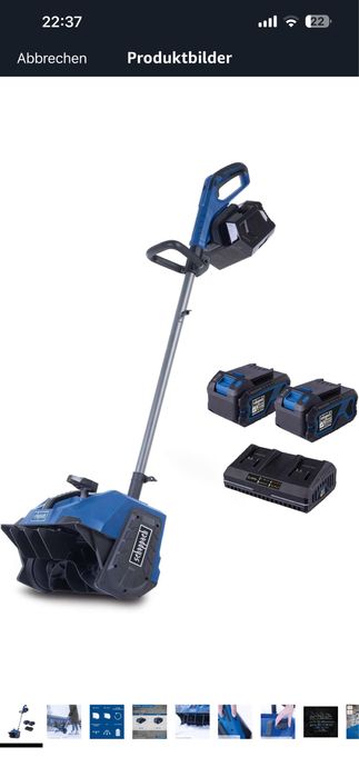 Акумулаторен снегорин Scheppach BC-SNB410-X