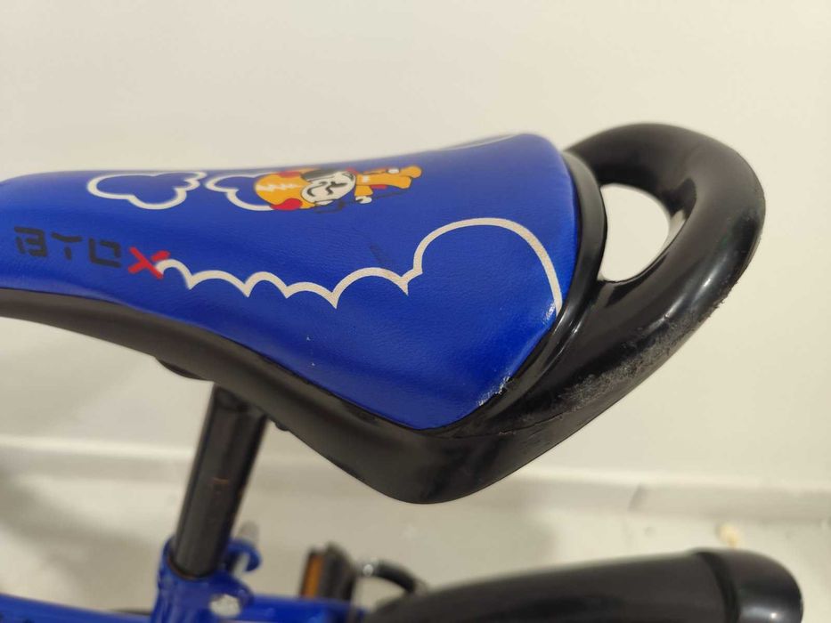 Детски велосипед Byox със спомагателни колела 16" Devil BLUE