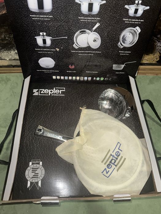 Zepter сервиз 24к и комплект за готвене