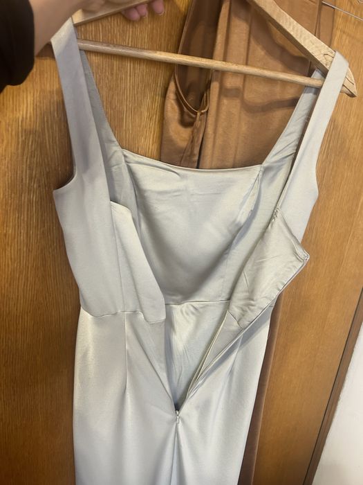 Дълга рокля резида/светлозелена за сватба/празник