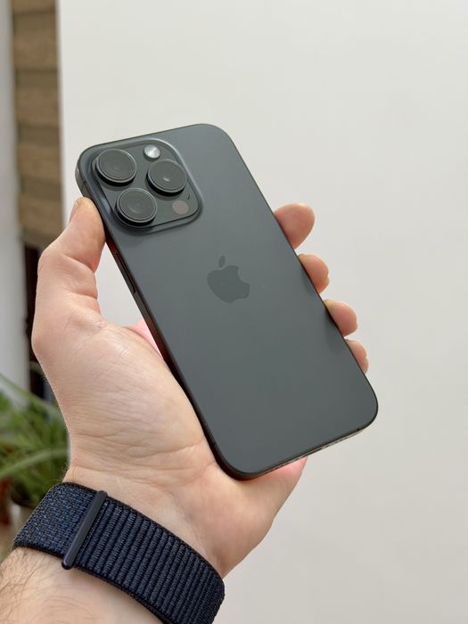 iPhone 15 Pro Black Titanium 256GB 88% Neverlocked Negru