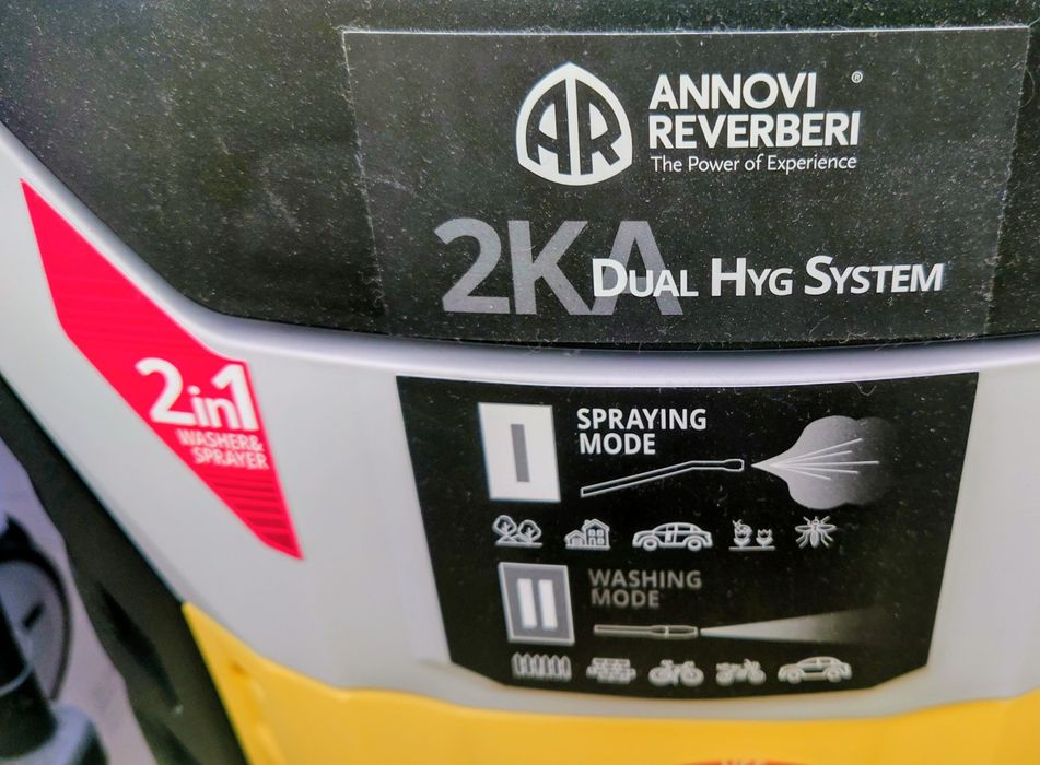Водоструйка Annovi Reverberi 2 кръга, 2 помпи DHS 2KA, НОВА в гаранция
