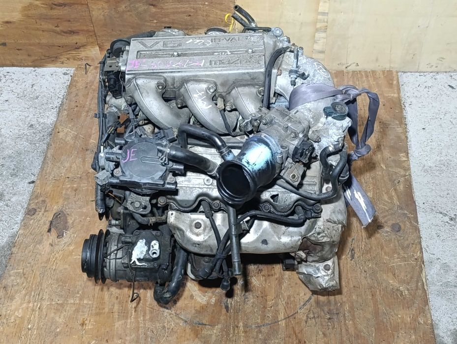 Двигатель JE JE-E 3.0 V6 18кл Mazda MPV LV 1-поколение Мазда МПВ SOHC