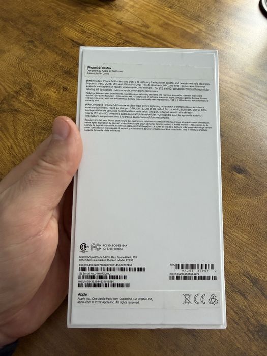 iPhone 14ProMax (1TB) Space Black