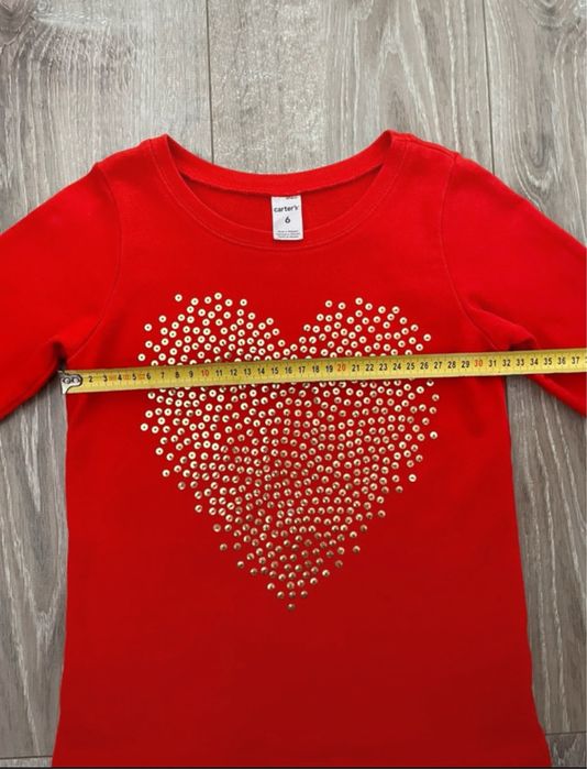 Bluza cu paiete Carters pt.5-6 ani