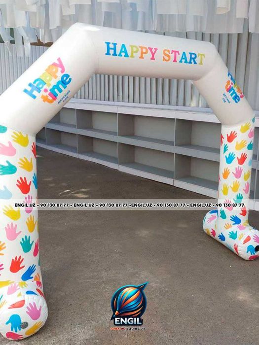 Надувная арка старт или финиш (start finish arkalar)