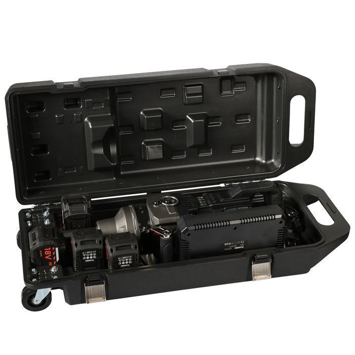 Pistol de impact 1" 4000nm cu 4 acumulatori 8ah 18v cu incarcator dual