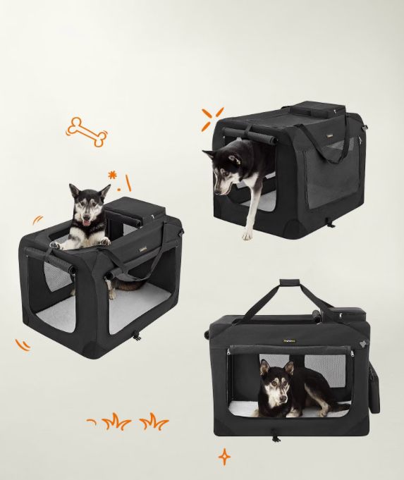 Транспортна чанта за кучета и котки SONGMICS Canvas