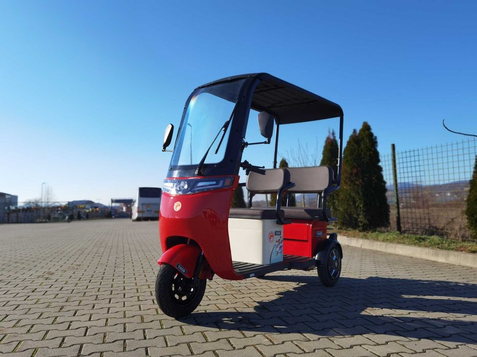 Triciclu electric cu motor puternic 1000W Thor Challenger Agramix