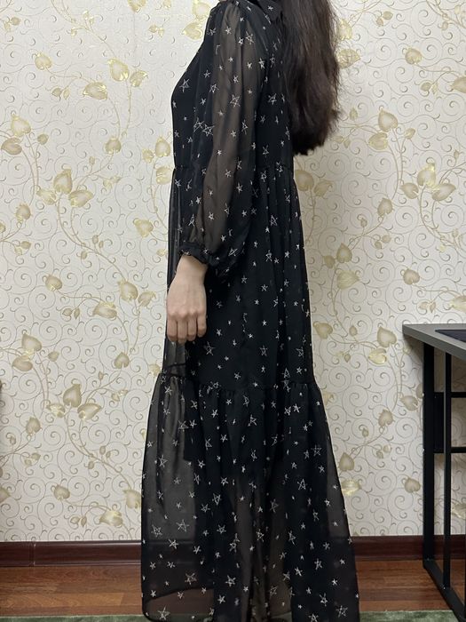 Черный платье вечерный