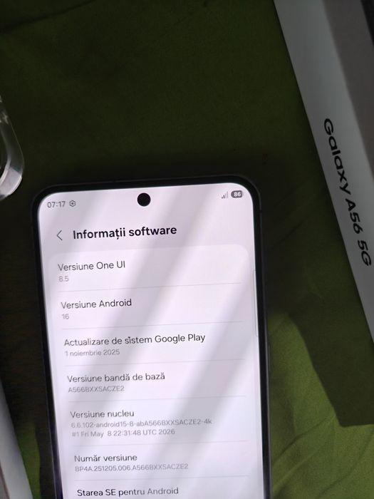 Samsung A56 8/128 GB liber rețea