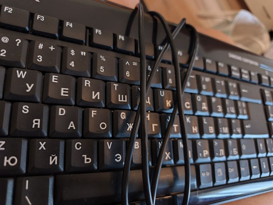 Usb клавиатура Samsung Pleomax с кирилица