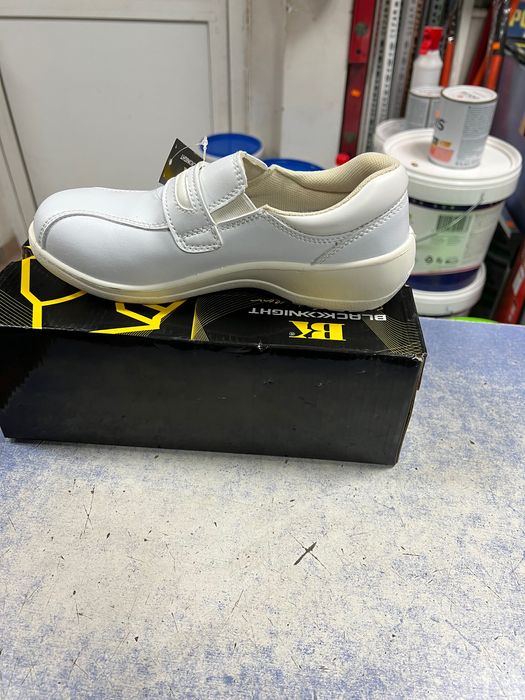 Работни обувки BK дамски,кожа,s1p,бели номера 36 ; 38