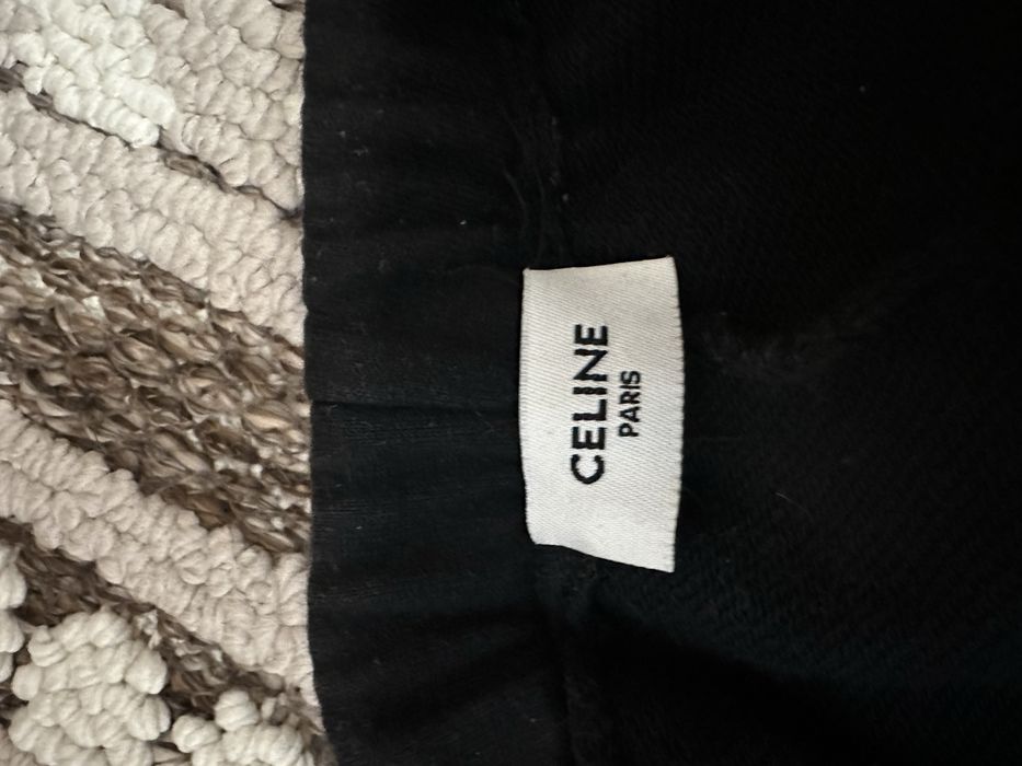 pantaloni scurti celine negri