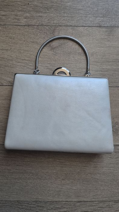 Сватбена бяла чанта