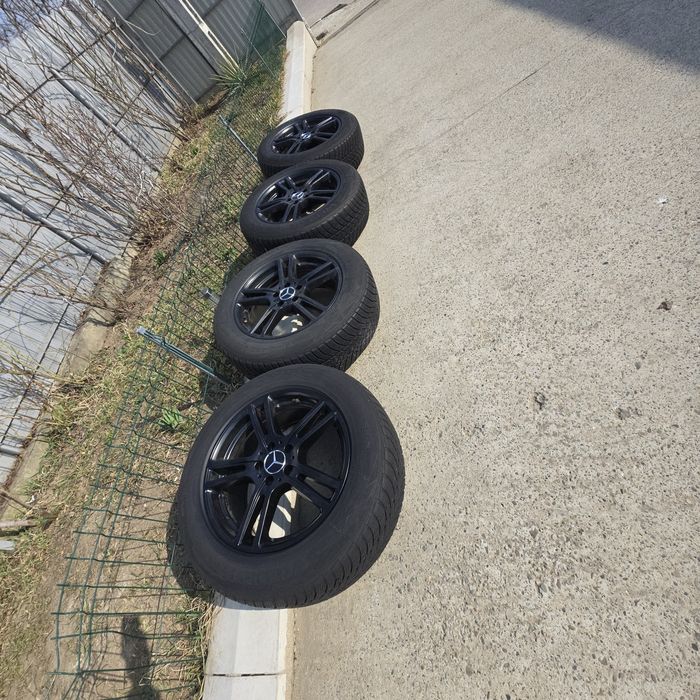 Set de roti cu jante din aluminiu culoare negru pt Mercedes GLC
