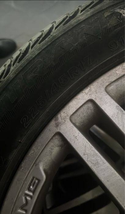 Диски с резиной Р17 245/45/R17 Мерс