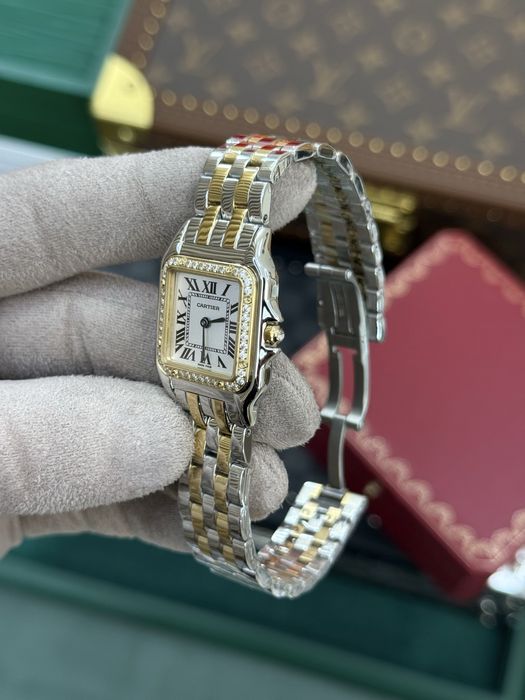 Cartier Panthere 27mm Two Tone Diamond