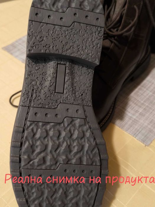 Мъжки боти Lawrence Grey N45 EU . Естествена кожа, Топъл хастар.