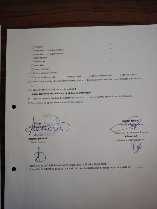 Teren  de vanzare!!