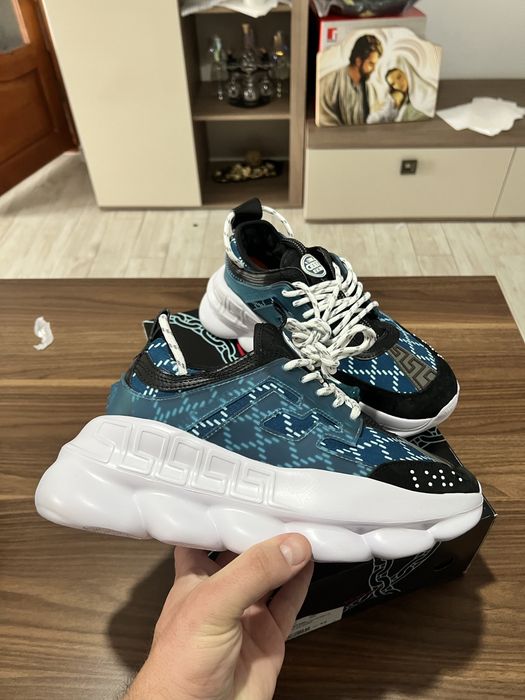 Versace Chain Reacion Blue Albastru 41 , 42