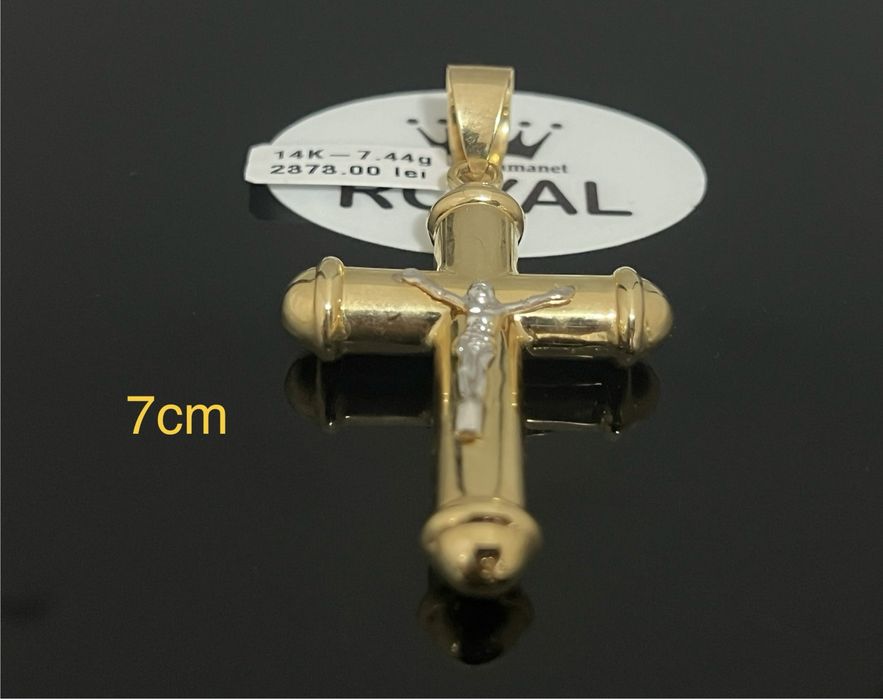 Bijuteria Royal CB : Pandant aur 14k 7,44gr 7cm